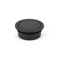 Desk Grommet 2.5in — Plastic Cable Hole Cover, Black