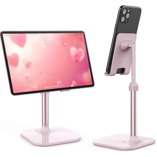 Adjustable Phone Stand — Aluminum Desktop Holder